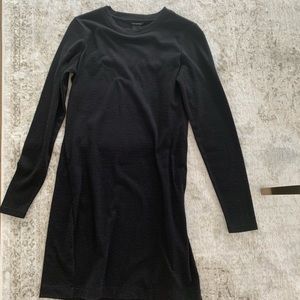 Club Monaco Knit Black Dress Sz xs